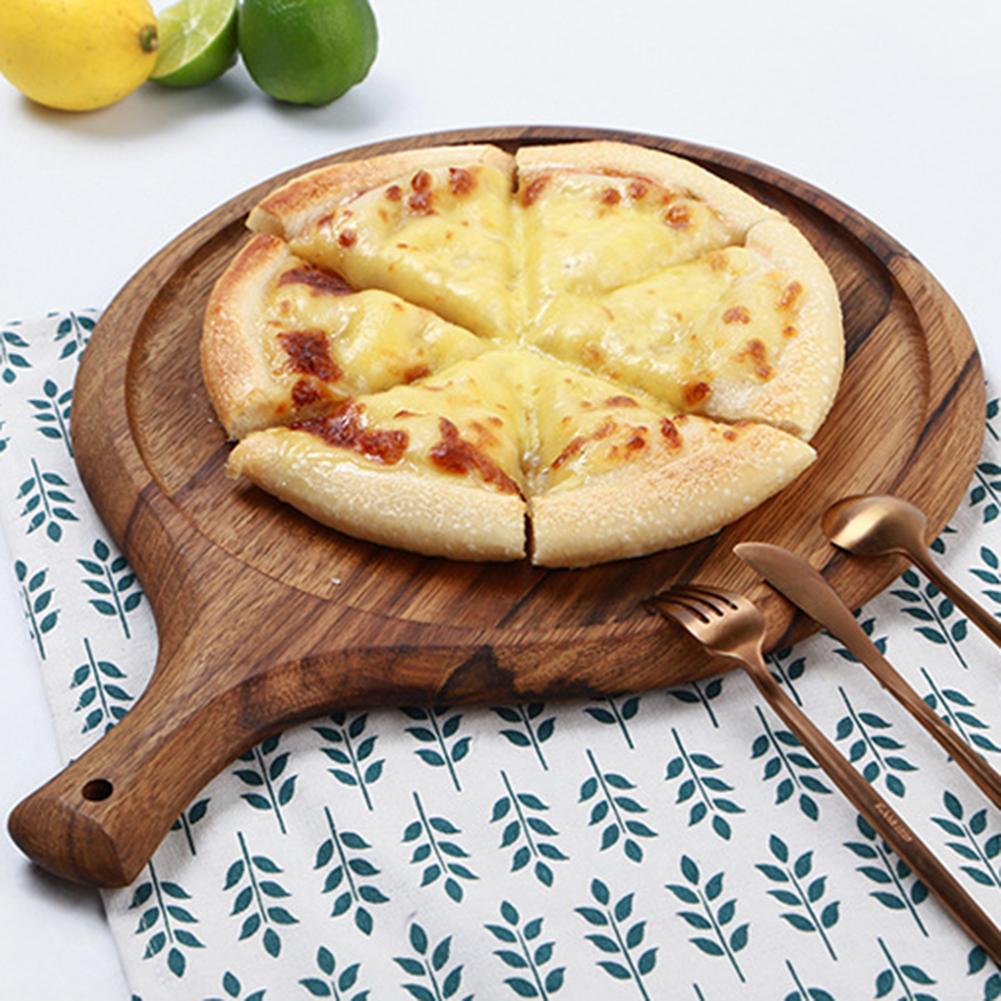 Round Pizza Wooden Pizza Tray