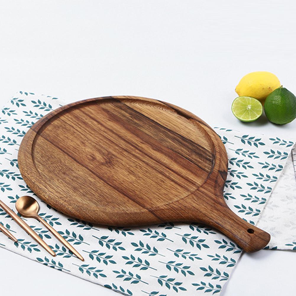 Round Pizza Wooden Pizza Tray