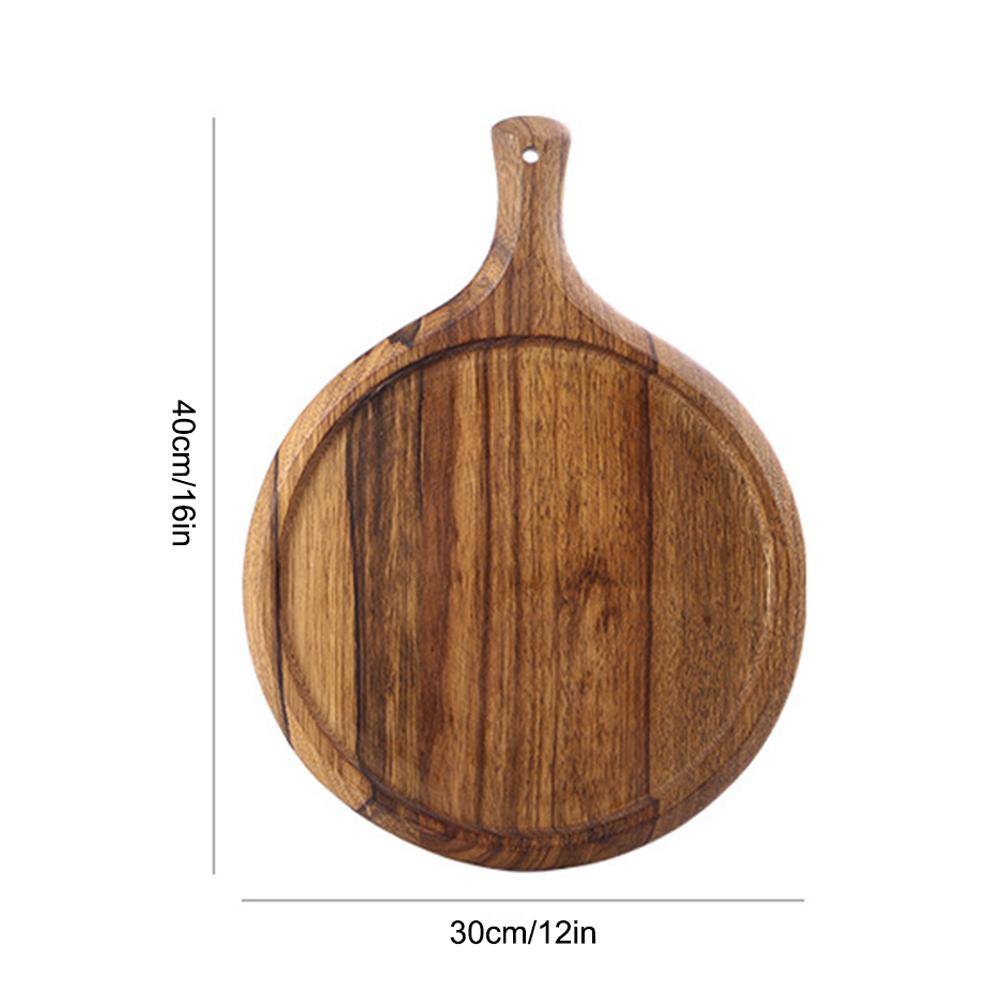 Round Pizza Wooden Pizza Tray