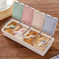 4 Grids Kitchen Spices Box