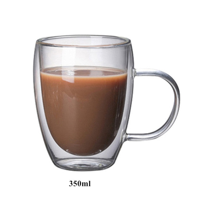 Glass Coffee Tea Cups