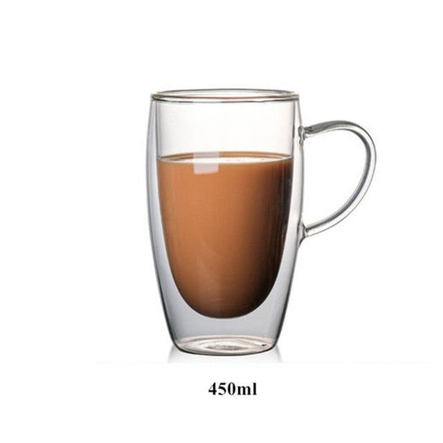Glass Coffee Tea Cups