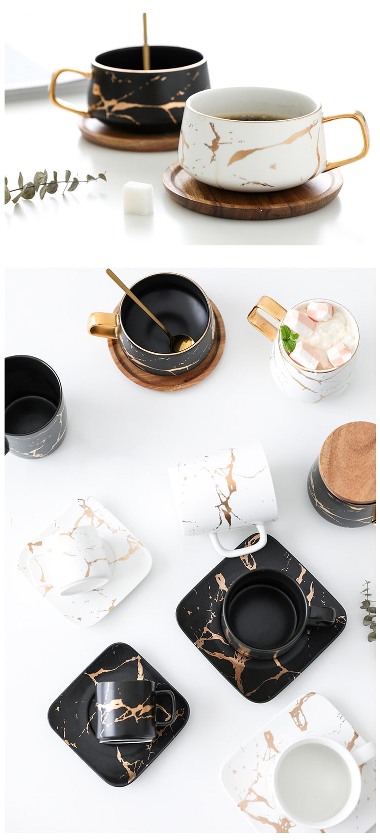 Nordic Marble Coffee Mugs