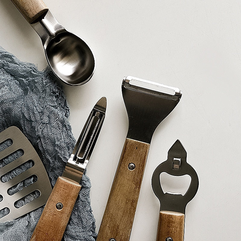 Wood Handle Bottle Opener