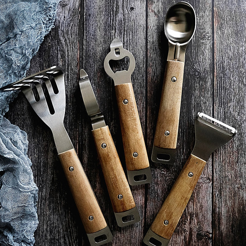 Wood Handle Bottle Opener
