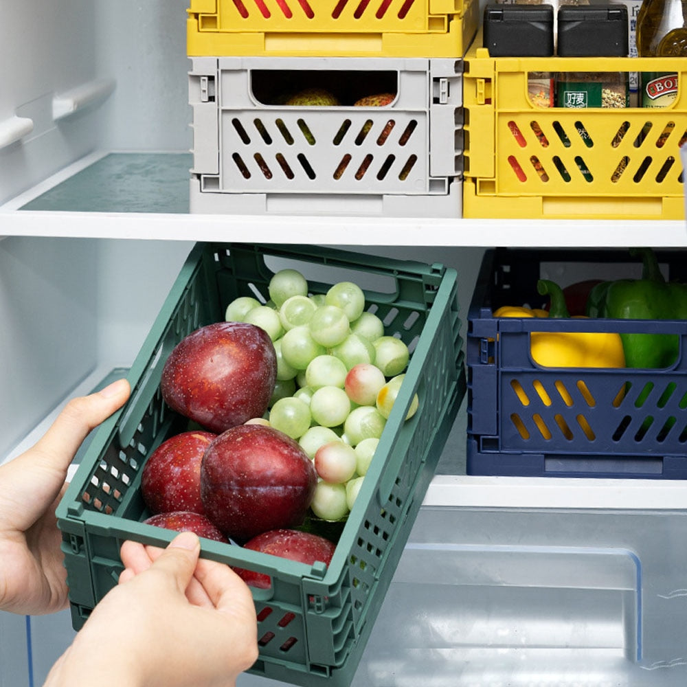 Collapsible Plastic Storage Crate