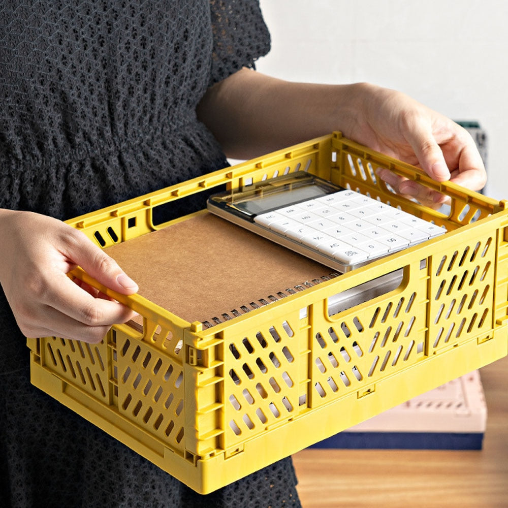 Collapsible Plastic Storage Crate