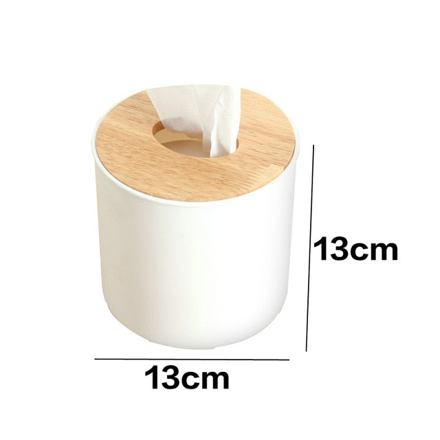 Wooden Plastic Tissue Box