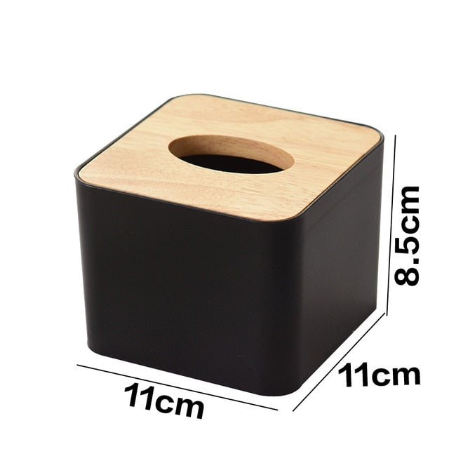 Wooden Plastic Tissue Box