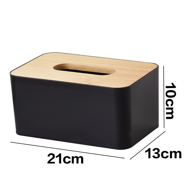 Wooden Plastic Tissue Box