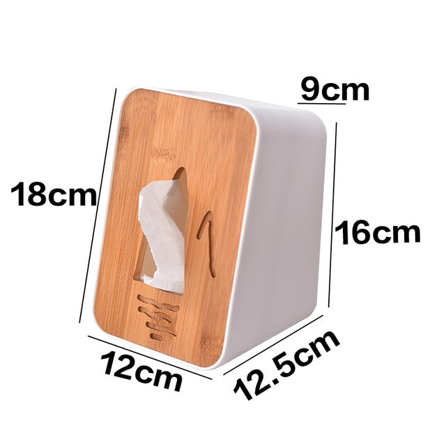 Wooden Plastic Tissue Box