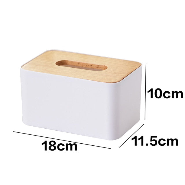 Wooden Plastic Tissue Box