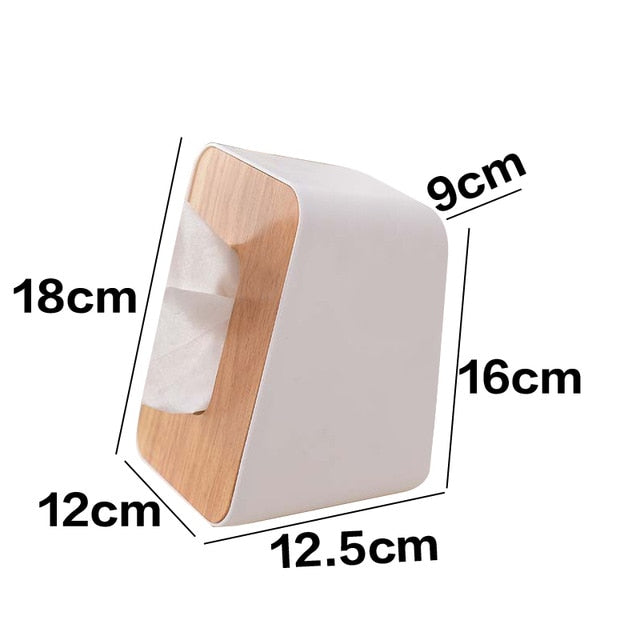 Wooden Plastic Tissue Box