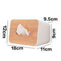 Wooden Plastic Tissue Box