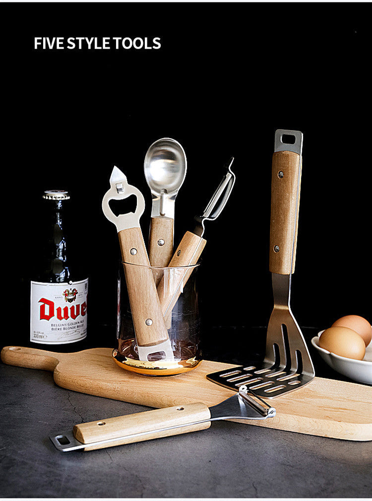 Wood Handle Bottle Opener