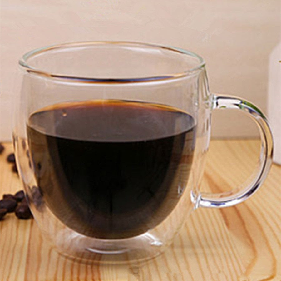 Glass Coffee Tea Cups
