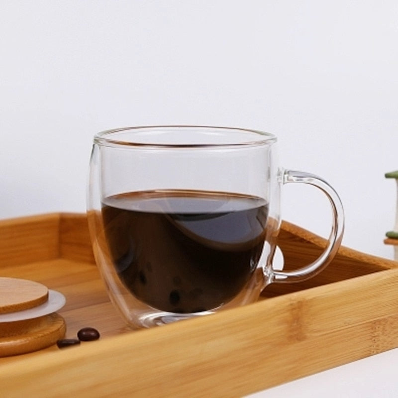 Glass Coffee Tea Cups